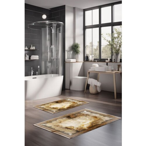  CT-5098 multicolor bathmat set (2 pieces) Cene
