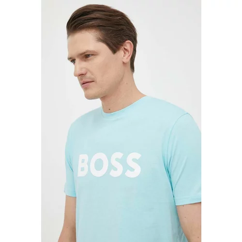 Boss Pamučna majica CASUAL s tiskom