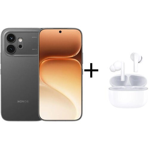 Honor Mobilni telefon 600, 8/256GB, Black+Bežične slu&scaron;alice Choice Earbuds X7 Lite, Bele Cene