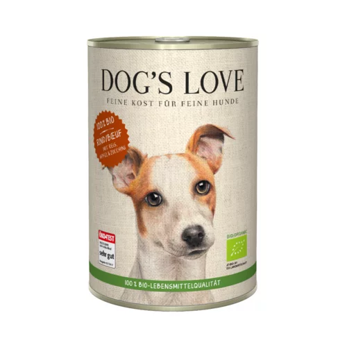 Dog's Love Hrana za pse BIO govedina - 400 g
