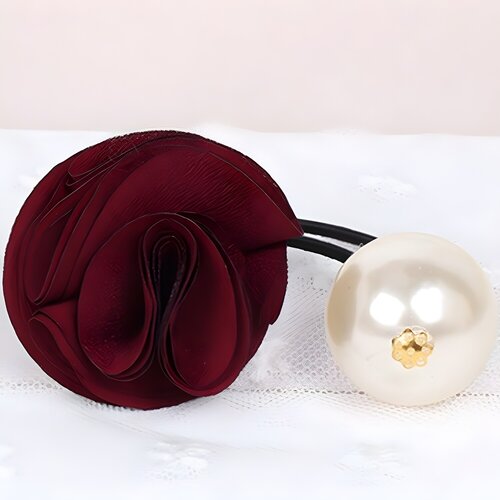 IZMAEL Gumica za kosu ROSE - Crvena Cene