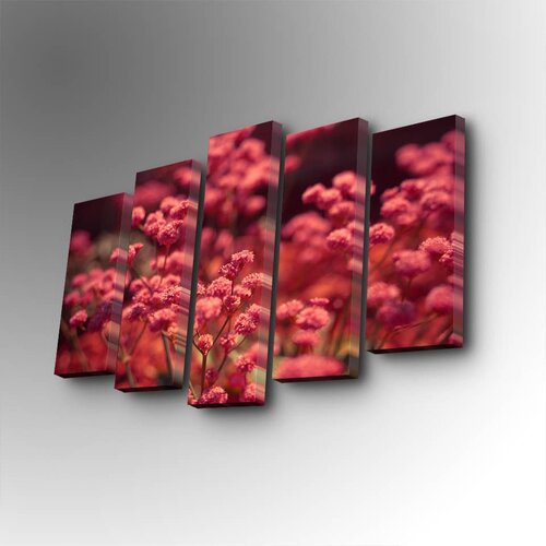 Wallity 5PUC-114 multicolor decorative canvas painting (5 pieces) Slike