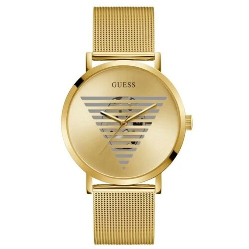 Guess Analogne ure gw0502g1 Pozlačena Cene