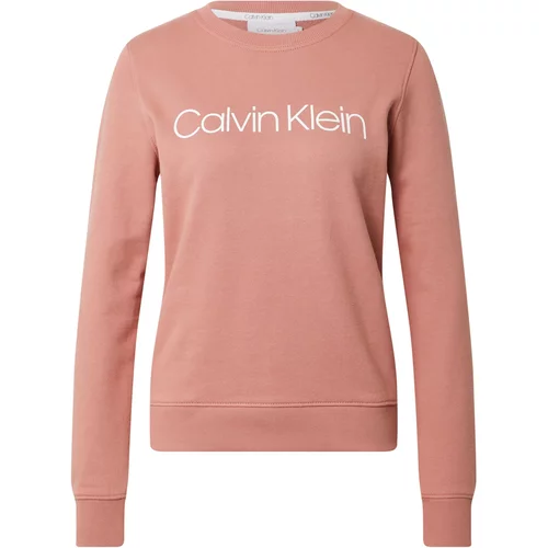 Calvin Klein Majica staro roza / bela