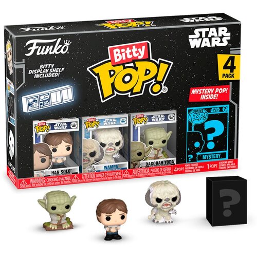 Funko Bitty Pop Blister 4 figure Bitty POP Star Wars Han Slike