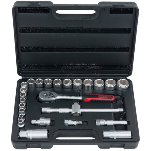 Ks Tools superlock raglja z nastavki 26-Delni set 3/8", (21070821) Cene