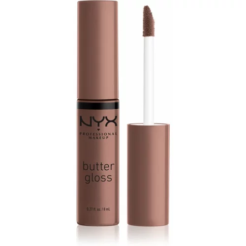 NYX Professional Makeup Butter Gloss sijaj za ustnice odtenek 48 Cinnamon Roll 8 ml