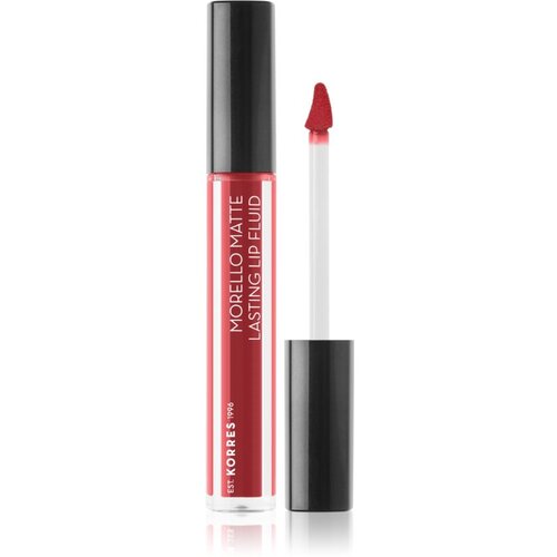 Korres Morello Matte lahka tekoča mat šminka odtenek 53 Red Velvet 3.4 ml Cene