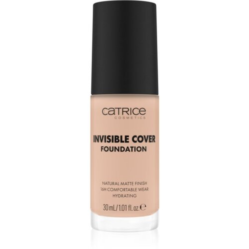 Catrice Invisible Cover Foundation tekući prekrivajući puder s mat efektom nijansa 012C 30 ml Slike