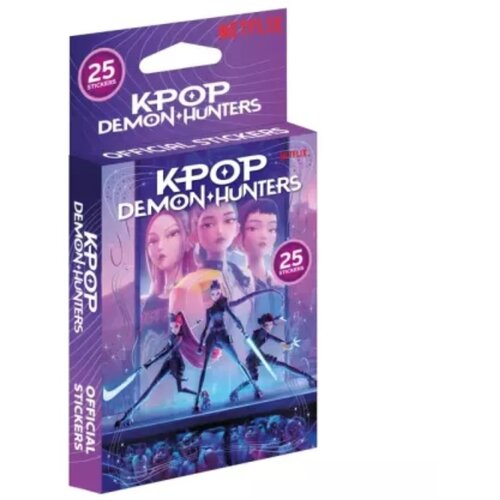 Flair Toys Zbirateljske nalepke K-pop lovcev demonov v super paketu - 5 x 5 nalepk Slike