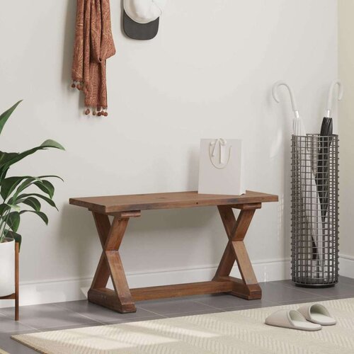  Klupa Prirodna 85 x 35 x 45 cm Čvrsto drvo iz reciklaže Cene