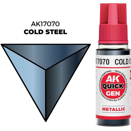 AK Interactive Cold Steel 18ml - Quick Gen Akrilna Boja AK17070 Cene
