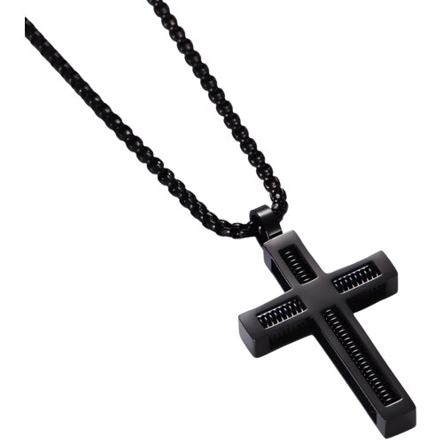 IZMAEL Ogrlica TW-34106 Cross - Crna Cene