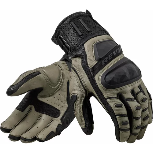 Rev'it! Gloves Cayenne 2 Black/Sand M Motoristične rokavice