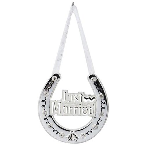 Widdop & Co. dekoracija - horse shoe, just married Cene