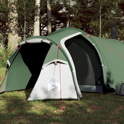 vidaXL Šator za kampiranje za 3 osobe zeleni 370x185x116 cm taft 185T Cijene