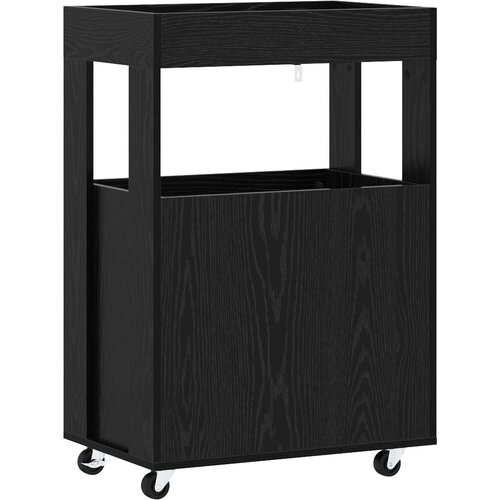  kolica Crni hrast 60 x 39,5 x 89 cm Prerađeno drvo Slike