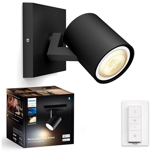 Philips LED prigu&scaron;iva spot svetiljka Hue RUNNER 1xGU10/4,2W/230V s daljinskim upravljačem, crna Cene