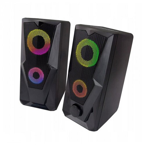  Zvučnici 2.0 ESPERANZA USB, 2.0 LED RAINBOW BAILA, EGS103 Slike