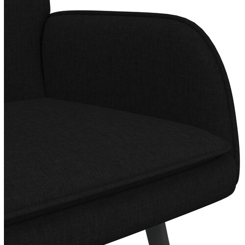 SOFA za dvije osobe Crna 115 x 61 x 87 cm Tkanina Slike
