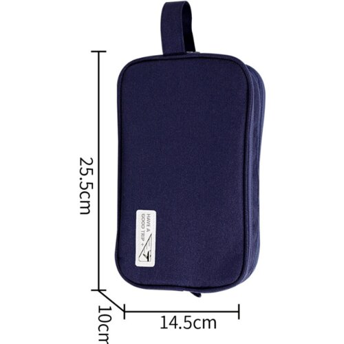 INF Toaletna torbica za moške, ločevanje za mokro in suho NavyBlue, (21838460) Cene