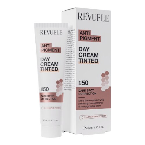Revuele krema za obraz z zaščitnim faktorjem SPF50 - Anti Pigment Tinted Day Cream SPF50 Cene