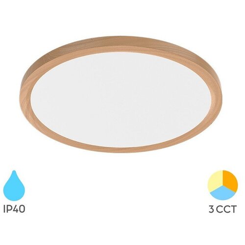 Braytron led plafonjera 36W cct slim jade drvo Cene