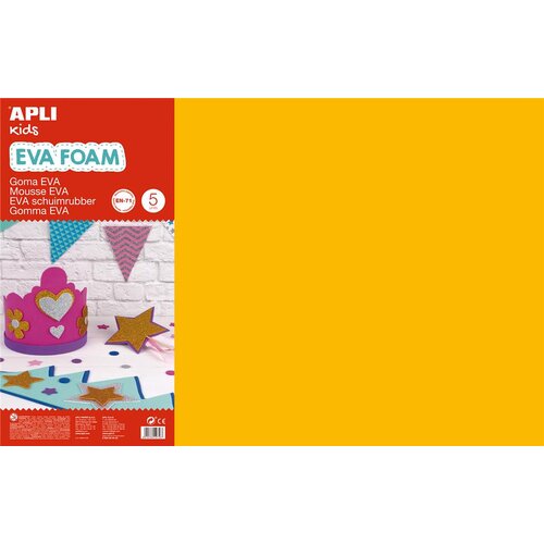 Apli Eva pena oranžna 400x600x2mm 5 kos, (20392950) Cene