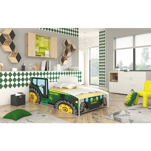 ADRK Dje�ji krevet s madracem TRACTOR GREEN 140x70 cm - ZELENA Cijene