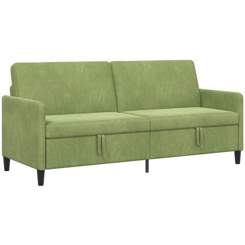 SOFA s pohranom Svijetlo zelena 192 x 78 x 87 cm Poliester Slike