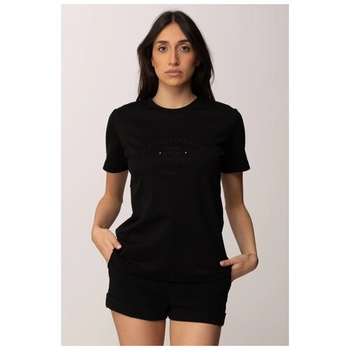 Elisabetta Franchi Majice & Polo majice MA01761E2 Črna Cene