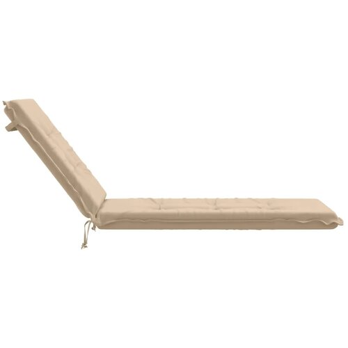  Jastučić za ležaljku GEMERT 100% poliester Krem 190 x 60 x 9 cm - Krem 190 x 60 x 9 cm Melange Slike