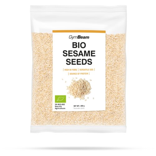 GymBeam BIO Hulled Sesame Seeds 200 g Cene