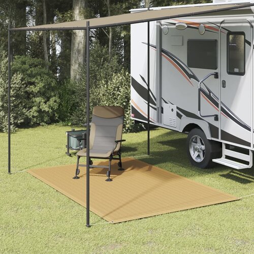 VidaXL Tepih za &amp;scaron;ator boja pijeska 250 x 300 cm HDPE - Pijesak 250 x 300 cm 1 Slike