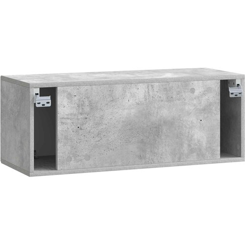  ormar za zid Zidne Betonska siva 78,5 x 31 x 30 cm Slike