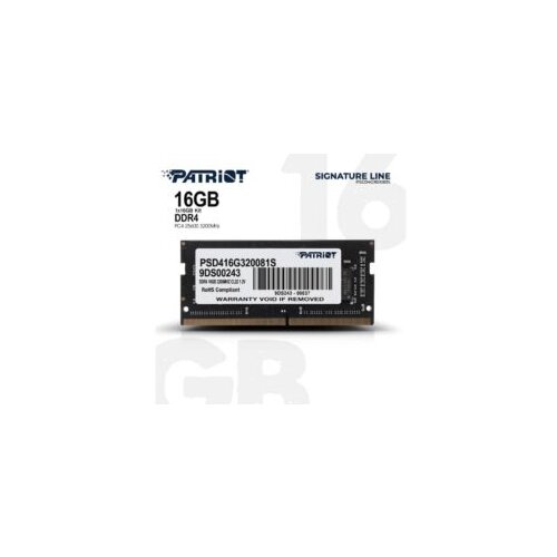 Patriot RAM 16GB 3200MHz SODIM Slike