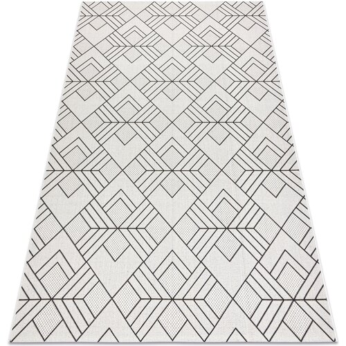 RugsX Preproge Preproga v videzu sisala FLAT 48731960 Kvadrati, 200x290 cm Bež Cene