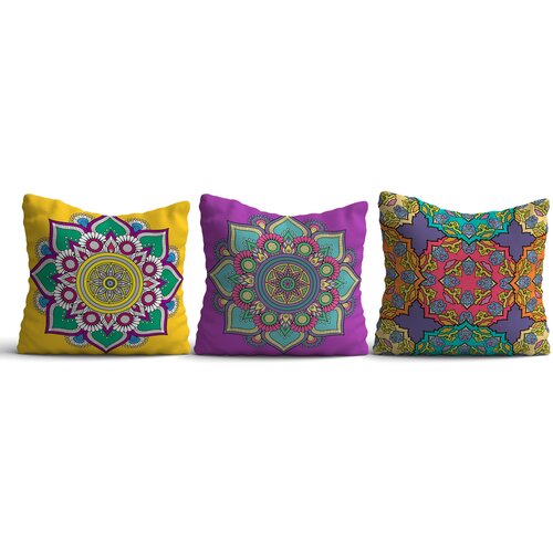 Opviq set 3 jastuka 43x43cm Šareni Cene