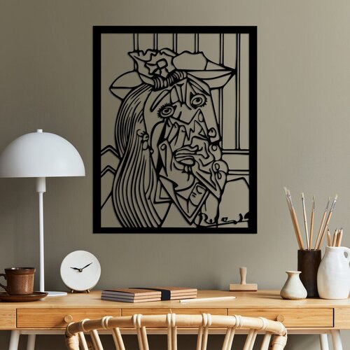 Wallity zidna dekoracija Pıcassso 2, 44 x 56 cm, crna Cene