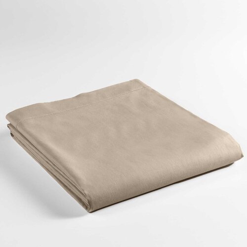 Douceur d int&amp;eacute;rieur Svjetlo smeđa pamučna plahta 180x290 cm Lina &amp;ndash; Slike