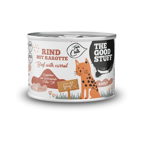 The Goodstuff GOVEDINA IN KORENJE Mokra hrana za odrasle mačke - 200 g Cene