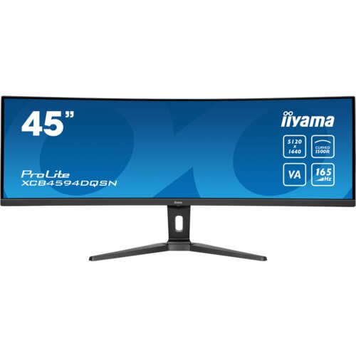 Iiyama Monitor LED XCB4594DQSN-B1 45’’ Dual QHD VA panel with KVM switch, USB-C 90W dock and RJ45... Cijene