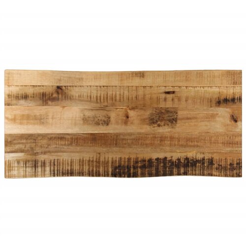 Stolna ploča sa živi rub 100x40x3,8 cm masivno grubo drvo manga Cijene