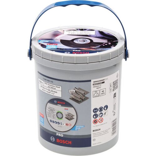 Bosch Lepljena rezna ploča sa dugim radnim vekom za male ugaone brusilice PRO Stainless Steel and Metal otvor 22,23mm 2608626112 Cene