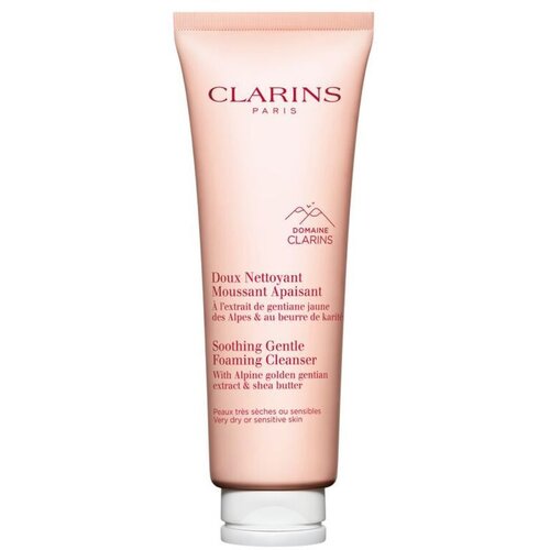 Clarins Soothing Gentle čistilna penasta krema za suho in občutljivo kožo 125 ml Slike