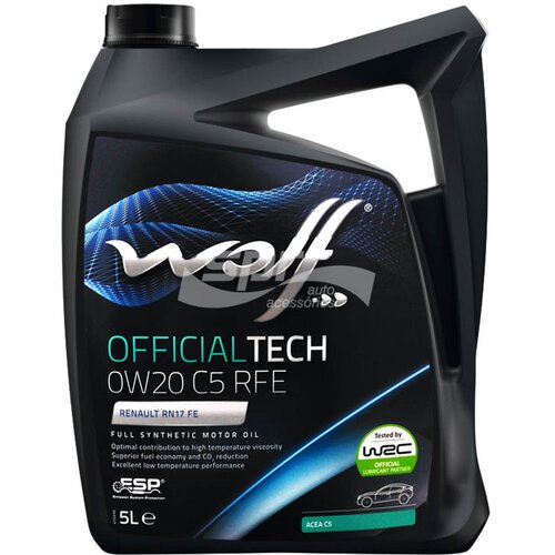 Wolf motorno olje officialtech 5L 0W-20 C5 rfe Cene