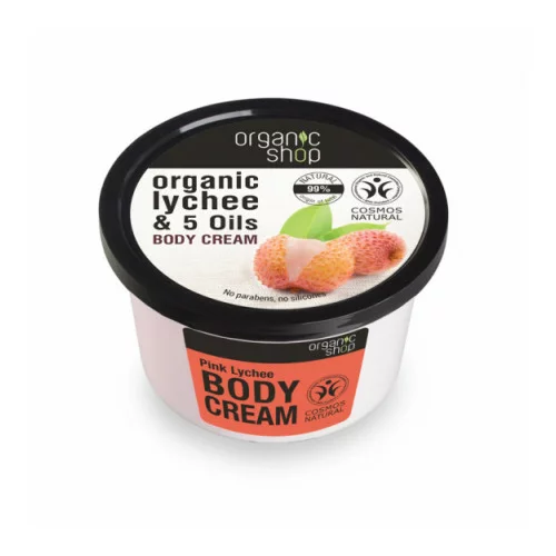 Organic Shop krema za tijelo - Body Cream Pink Lychee (250 ml)