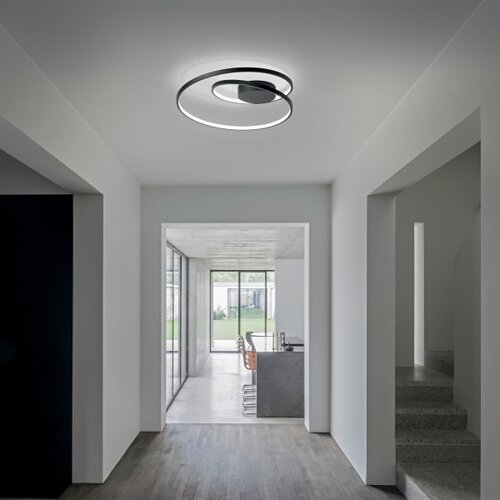 Ideal lux - led prigu&amp;scaron;iva plafonska lampa oz LED/48W/230V prečnik 60 cm cri 90 crna Slike