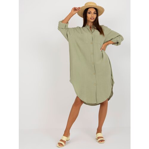 Och Bella Dress-TW-SK-BE-199D.85P-pistachio Cene