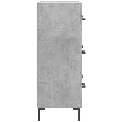  Komoda siva boja betona 69,5x34x90 cm od konstruiranog drva Slike